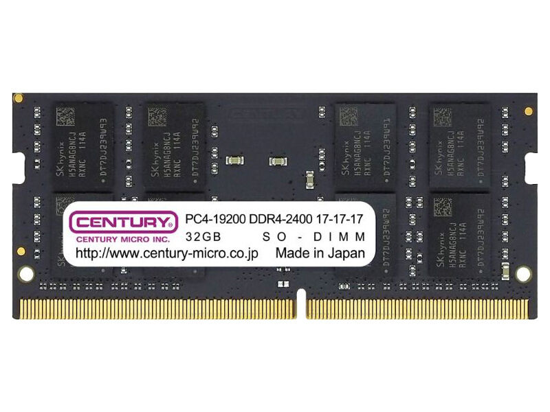 絶対的な信頼 64GB（32GB×2枚) DDR4-2400T メモリー