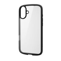iPhone 16 Plus用ハイブリッドケース/TOUGH SLIM LITE/フレームカラー/背面クリア/ストラップシート付属/ブラック PM-A24BTSLFCBK