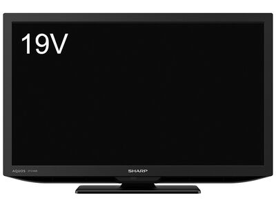 19V型地上・BS・110度CSデジタルハイビジョンLED液晶テレビ 外付HDD対応 ブラック系 2T-C19DE-B