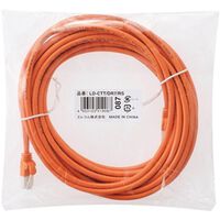 EU RoHS指令準拠 ツメ折れ防止LANケーブル(Cat5E)/7.0m/簡易パッケージ仕様/オレンジ LD-CTT/DR7/RS