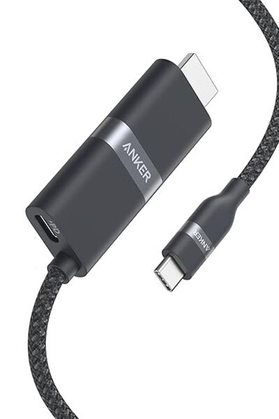 Anker Nano USB-C & HDMI ケーブル (4K 高耐久ナイロン 140W) 1.8m A87E1012