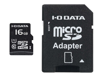 UHS-I UHS スピードクラス1対応microSDHCメモリーカード(SDカード変換アダプタ付) 16GB MSDU1-16GR
