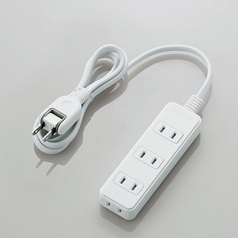 シャッタータップ/4個口/1m/ホワイト T-ST02N-2410WH