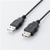 エコUSB2.0延長ケーブル/A-Aメスタイプ/エコ/3m/ブラック U2C-JE30BK