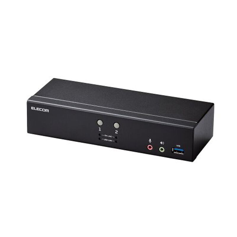 パソコン切替器(KVM)/DisplayPort/2ポート KVM-NDUS2