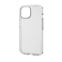 iPhone 15用ソフトケース/TOUGH SLIM LITE/衝撃吸収/ストラップシート付属/クリア PM-A23ATSLUCCR