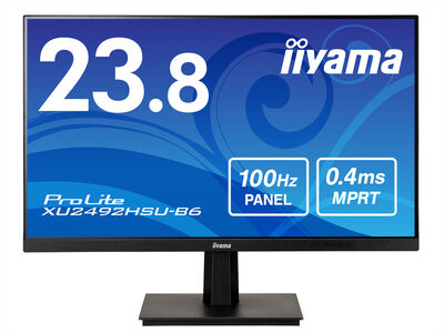 液晶ディスプレイ 23.8型/1920×1080/HDMI、DisplayPort/ブラック/スピーカー：あり/IPS方式 XU2492HSU-B6