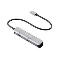 Type-Cドッキングステーション/USB PD対応/充電用Type-C/USB(3.1)/HDMI/LAN/シルバー DST-C29SV