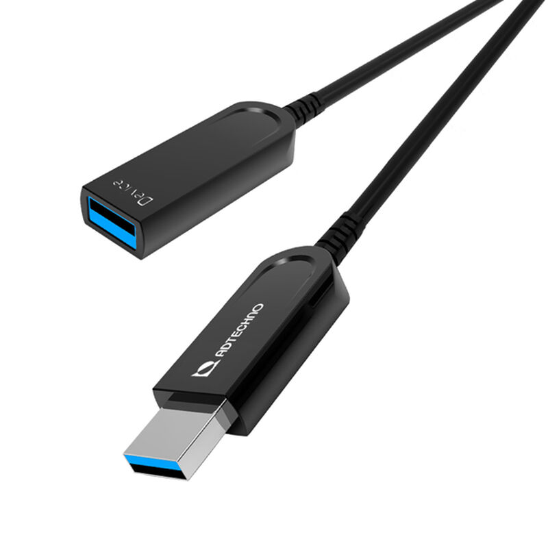 10Gbps対応光ファイバUSB延長ケーブル A-A 10m AUN-1F2-010