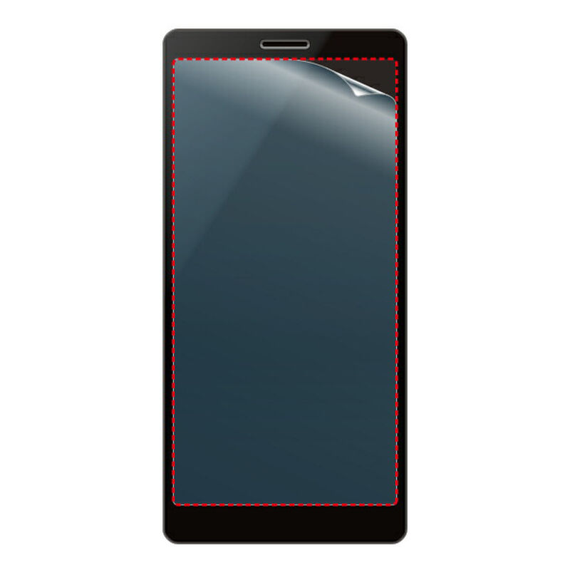 スマートフォン用汎用フィルム/6.5inch/指紋防止/高透明 P-65FLFG