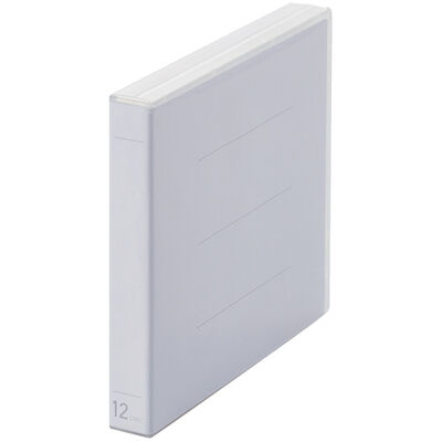 Blu-ray・DVD・CD対応クリアケース/12枚収納/クリア CCD-FBB12CR