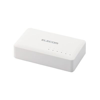 Giga対応スイッチングハブ/5ポート/プラスチック筺体/電源外付けモデル/ホワイト EHC-G05PA2-W