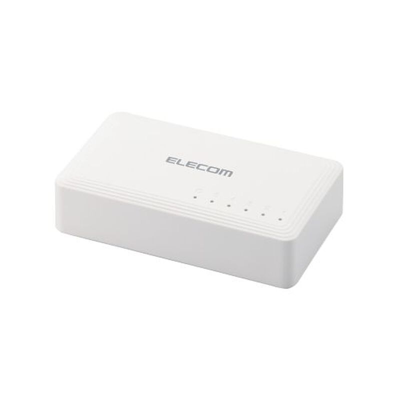 Giga対応スイッチングハブ/5ポート/プラスチック筺体/電源外付けモデル/ホワイト EHC-G05PA2-W