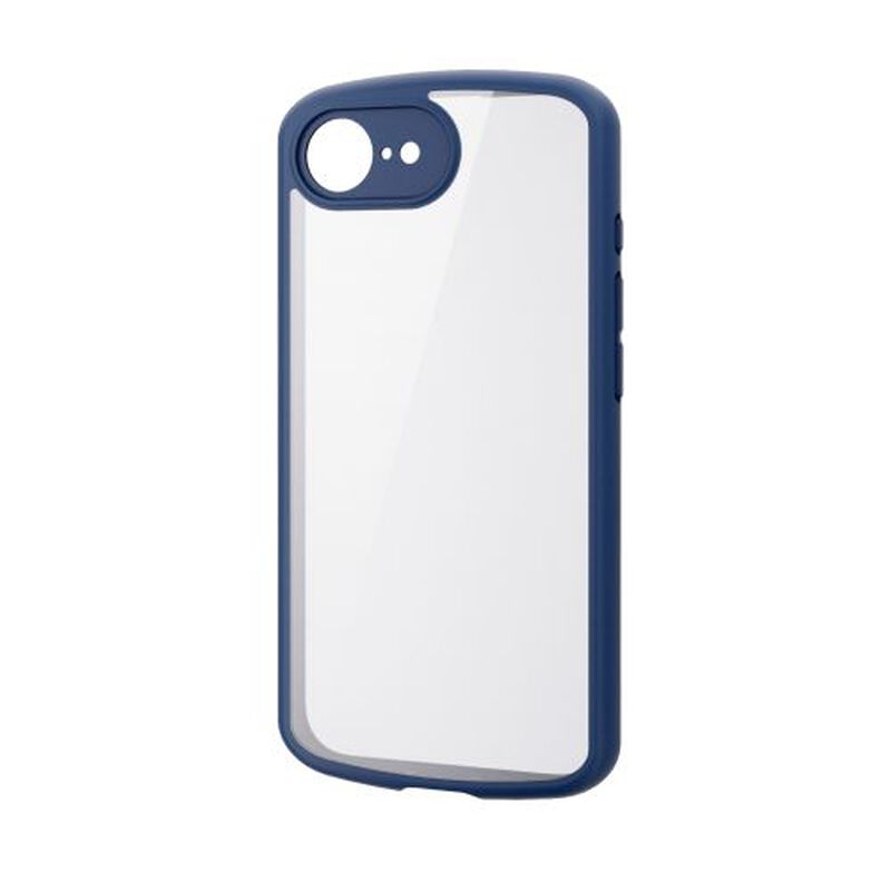 iPhone 16e/TOUGH SLIM LITE/フレームカラー/背面クリア/極限保護/ネイビー PM-A25STSLFCKNV