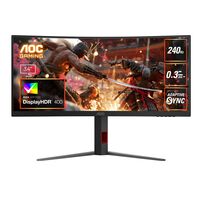 ゲーミング液晶ディスプレイ 34型/3440×1440/HDMI、DisplayPort/ブラック/スピーカー無/240Hz CU34G4Z/11