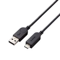 USB-A to USB Type-Cケーブル/スイングコネクター/左右90度回転/2.0m/ブラック MPA-ACSW20BK