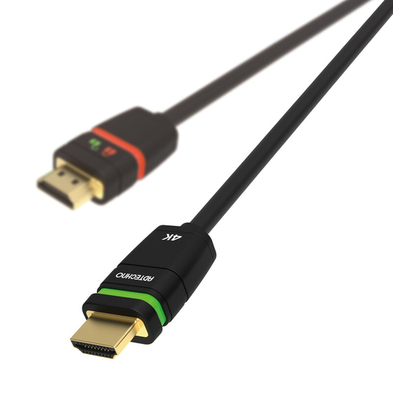 18Gbps対応 ロック機構付きHDMIケーブル 10m AHL-0100C