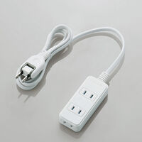 シャッタータップ/3個口/1m/ホワイト T-ST02N-2310WH