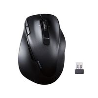 マウス/EX-G PRO/右手専用/Lサイズ/Bluetooth/無線2.4GHz/8ボタン/抗菌/静音/充電式/ブラック M-XGL50MBSKBK