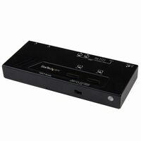 2入力2出力HDMIマトリックススイッチャー切替分配器 2x2 HDMIビデオセレクタースプリッター 1080p 自動/優先切替機能付き VS222HDQ