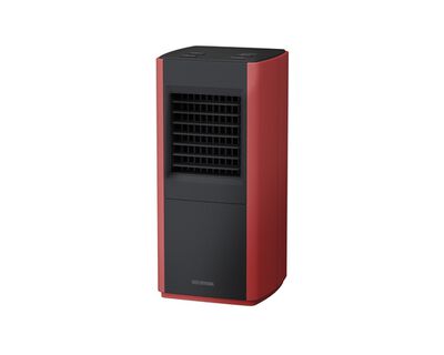 大風量セラミックファンヒータースリム レッド CH-12TDS1-R