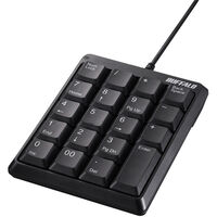 有線コンパクトテンキーボード ブラック BSTK110BK