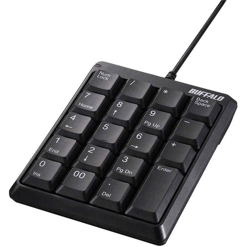 有線コンパクトテンキーボード ブラック BSTK110BK