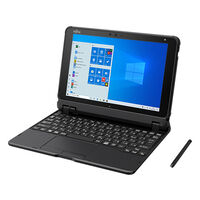 arrows Tab WQ2/E2 KC_WQ2E2_A020 Windows 10 Pro・Celeron N4120・メモリ8GB・eMMC256GB・Office搭載・スーパーマルチドライブ・軽量スリムキーボード付属モデル