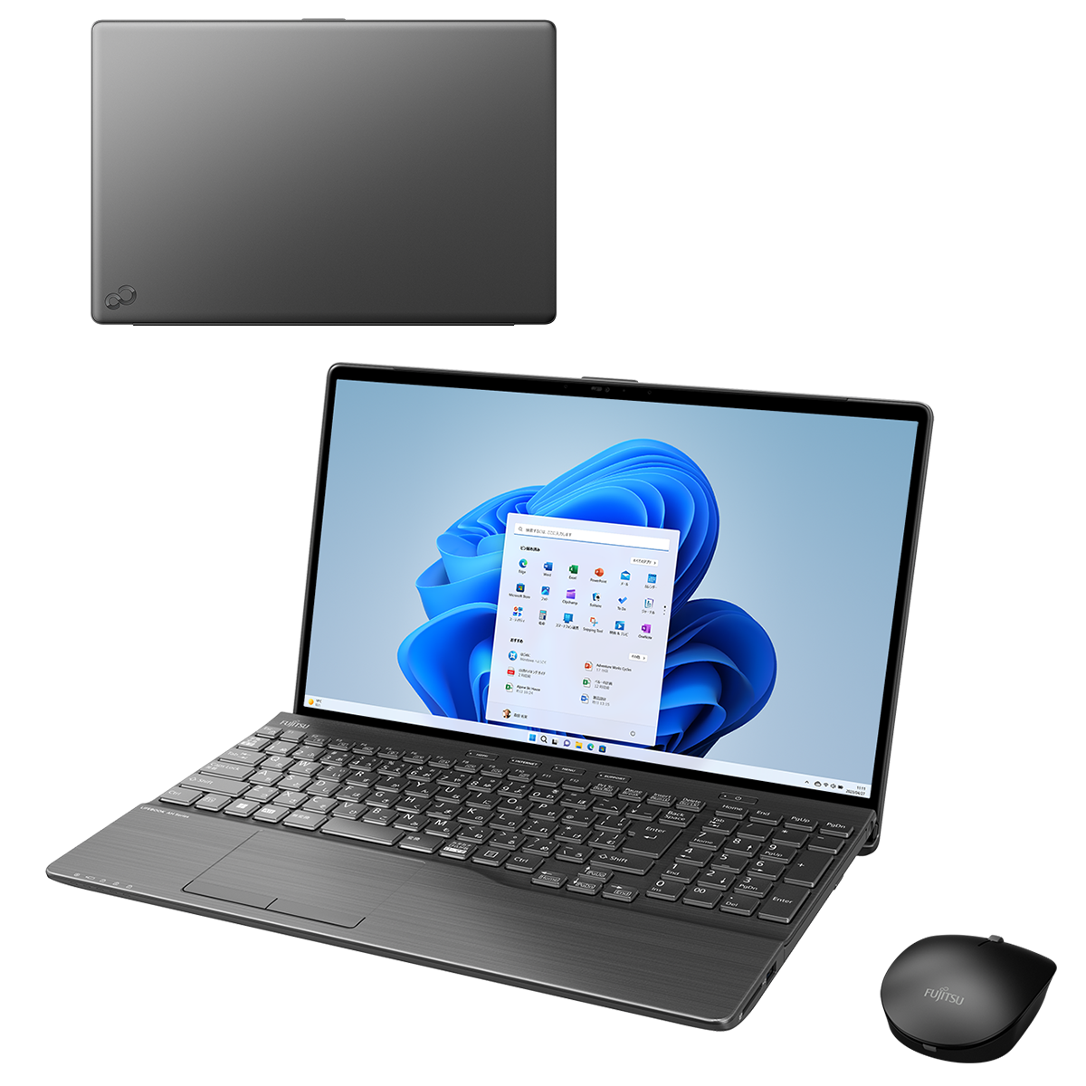 富士通 LIFEBOOK AH77/H (Win10/15.6インチ/Core i7/8GB/SSD500GB/Blu-ray/無線LAN/カメラ)｜ 富士通