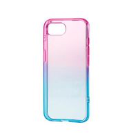 iPhone 16e/ソフトケース/グラデーションカラー/Meliano/サクラ×アクア PM-A25SUCWCPNBU