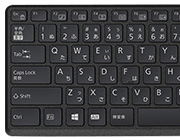 かな表記ありキーボード