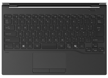 WU5-K3（FMV Zero）かな表記なしキーボード／文字色：白基調