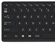 かな表記なしキーボード（黒）