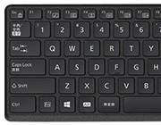かな表記なしキーボード