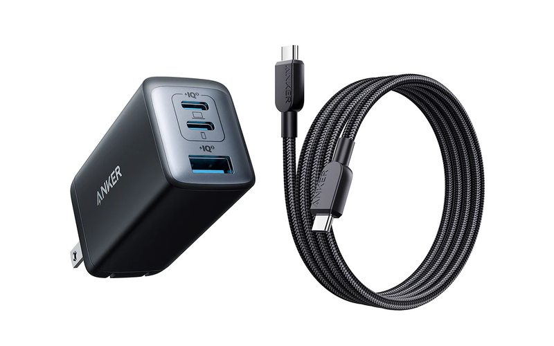 Anker PowerPort Ⅲ 3-Port 65W Pod with USB-C ＆ USB-C ケーブル