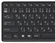 かな表記ありキーボード