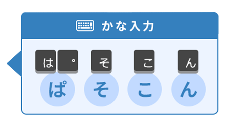 カナ字入力
