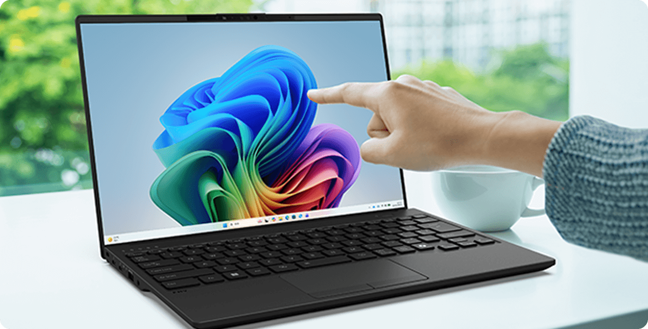 直感的に操作できるタッチ機能