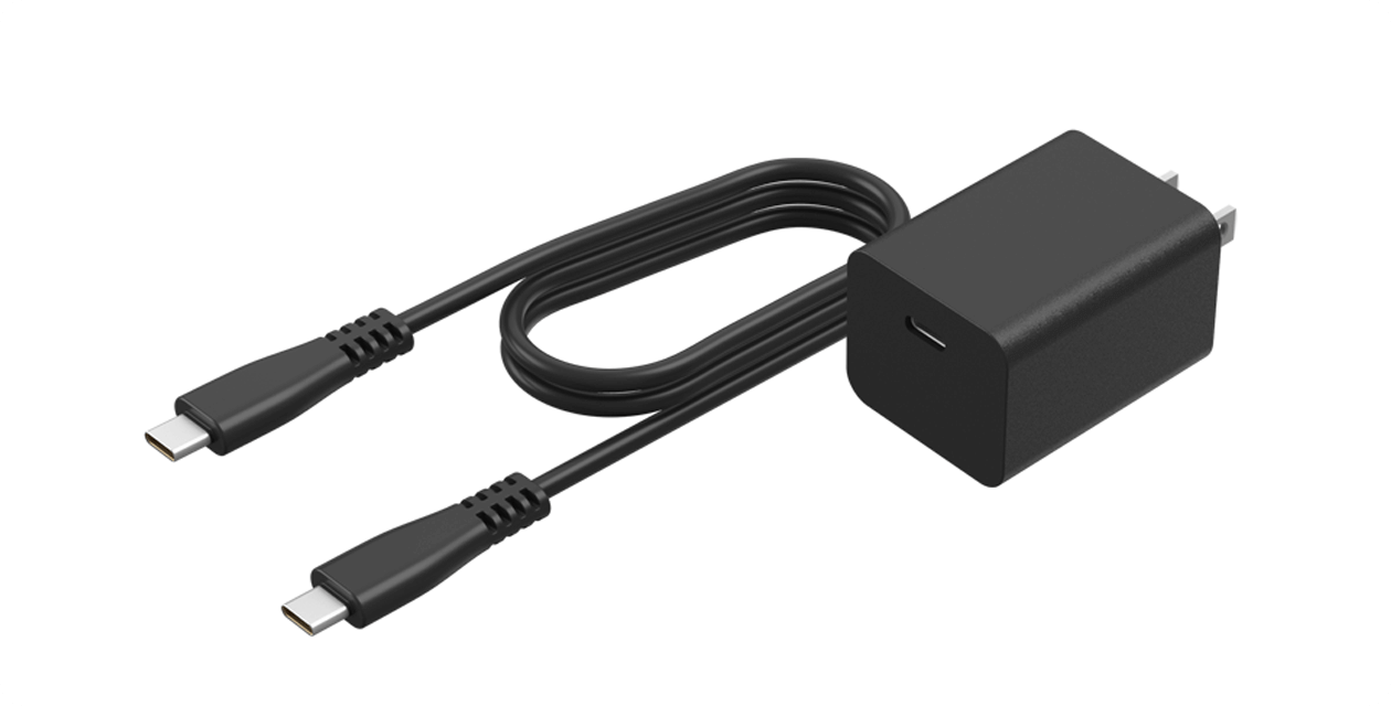 小型・軽量ACアダプタ