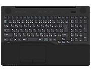 シャイニーブラック キーボード