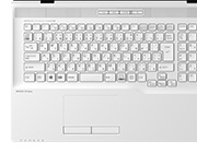 WN1/D2（Core i3選択時） プレミアムホワイト キーボード