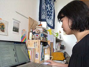 画像：神戸大学のオンラインゼミ・授業