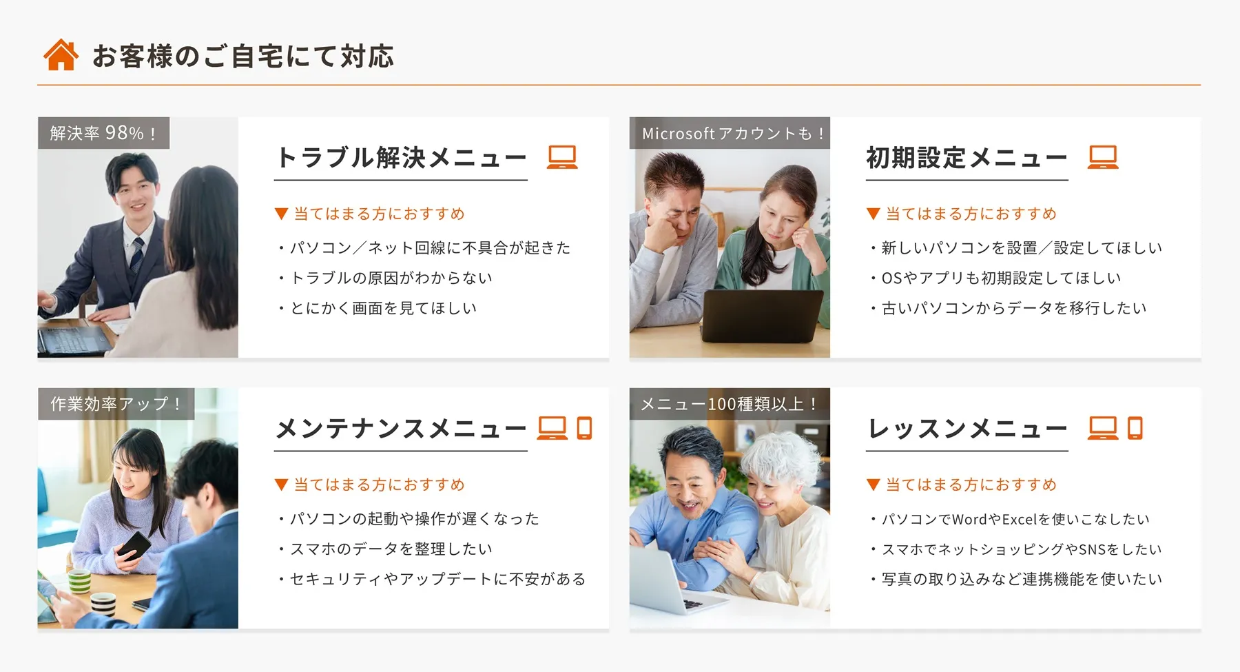 FMV訪問サポート