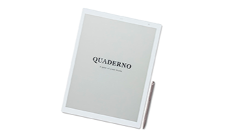 電子ペーパー QUADERNO(21年6月発表モデル) 手書きメモPDF書き込み可能 A5・A2サイズ 超軽量薄型電子ペーパー