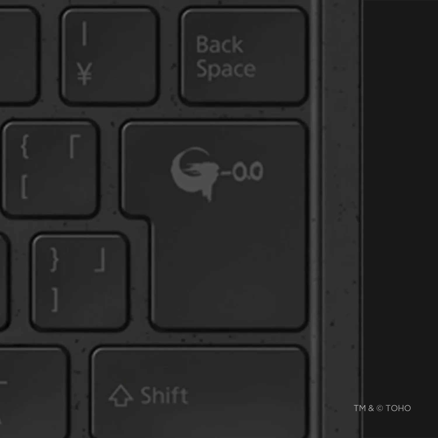 エンターキーには「G-0.0」のロゴを採用
