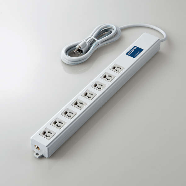 富士通 WEB MART | 法人用タップ/ロング型/3P8口/2m/抜け止め/雷