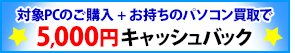 パソコン乗り換え応援キャンペーン