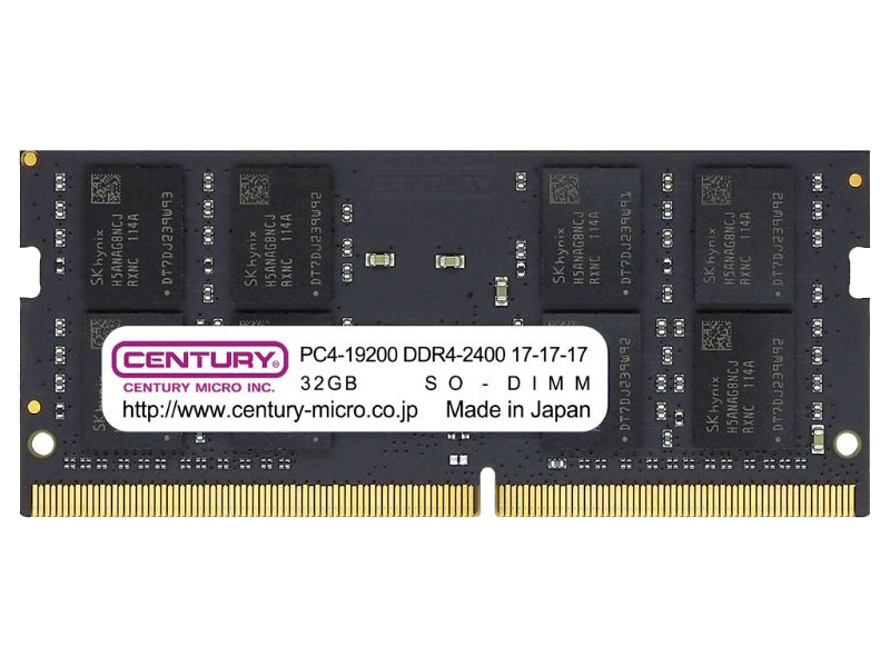 SanMax DDR4メモリ 32GB×2枚 ノートPC用 富士通 WEB MART | ノートPC用 PC4-19200/DDR4-2400 64GB kit