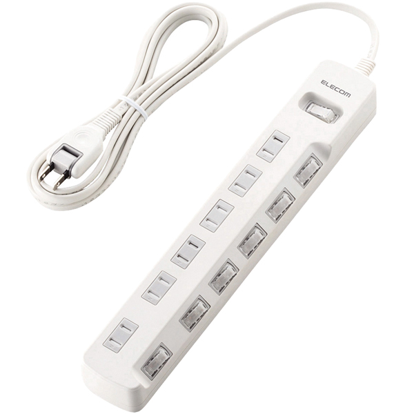 富士通 WEB MART | 雷ガードタップ/一括＆個別スイッチ/ほこり防止