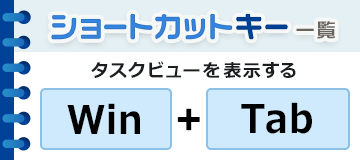 タスクビューを表示する